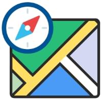 graphic representation of google maps